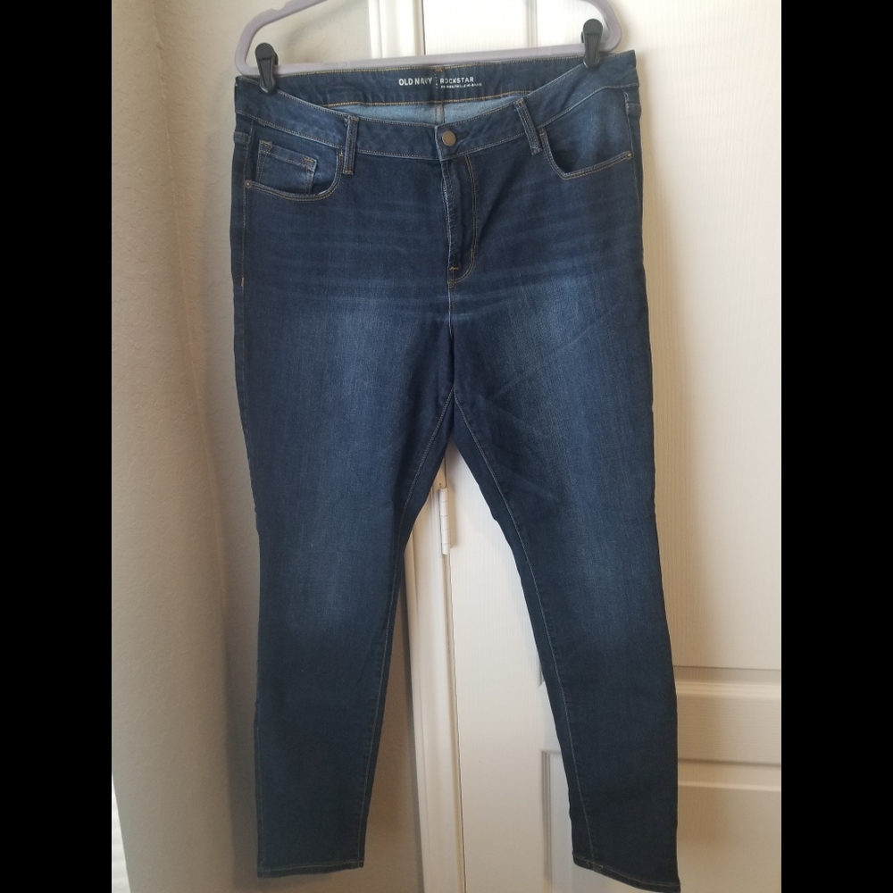 Old Navy Size 18 Rockstar Mid Rise Jeans